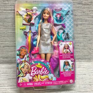 Barbie Fantasy Hair Fashion Doll with Colorful Blonde fashionista
